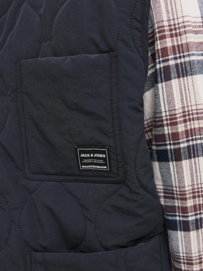 Jack & Jones Hero Liner Quilted Gilet Vest Black - Prsluci - Prsluci u velikim veličinama