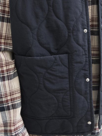 Jack & Jones Hero Liner Quilted Gilet Vest Black - Prsluci - Prsluci u velikim veličinama