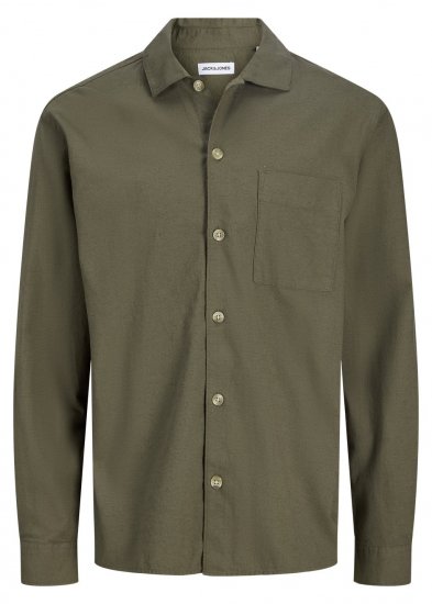 Jack & Jones Tristan Overshirt kaki - Košulje - Muške Košulje Veliki Brojevi