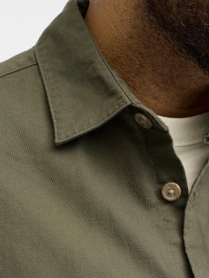 Jack & Jones Tristan Overshirt kaki - Košulje - Muške Košulje Veliki Brojevi