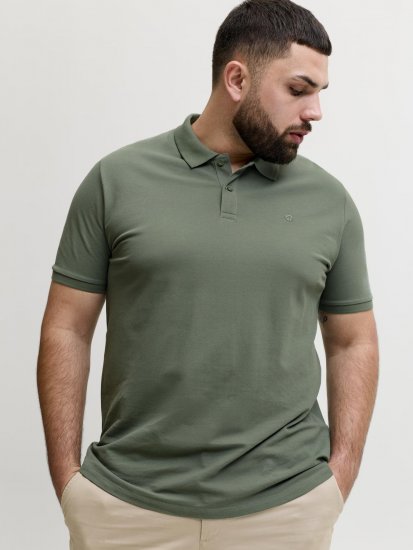 Jack & Jones Weston Polo Majica Zelena - Polo majice - Muške Polo Majice Veliki Brojevi