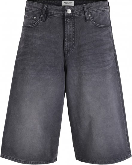 Jack & Jones Stowen Bronx Long Shorts Black - Kratke hlače - Muške Kratke Hlače Veliki Brojevi 