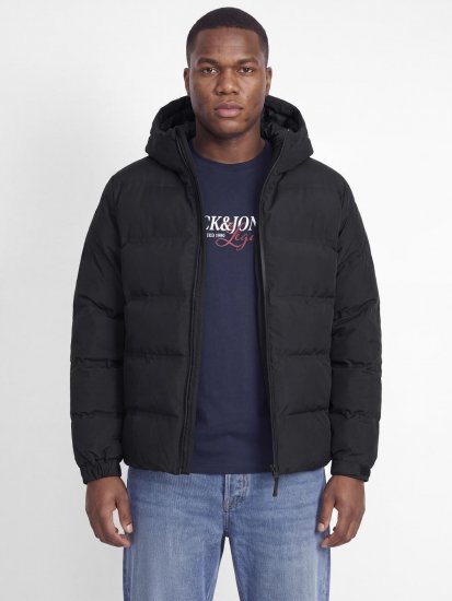 Jack & Jones Sage Prošivena jakna Crna - Jakne - Muške Jakne Veliki Brojevi