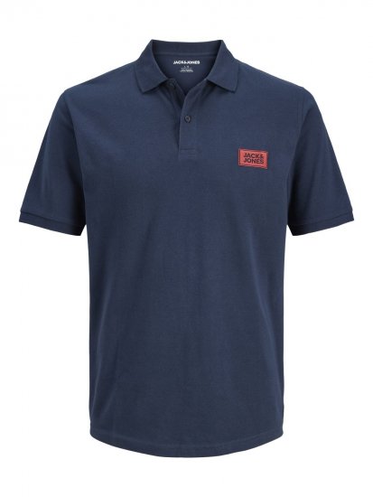 Jack & Jones Rush polo majica 2 kom crna/tamnoplava - Polo majice - Muške Polo Majice Veliki Brojevi