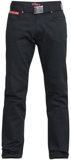 Duke Mario Bedford cord-pants Black TALL SIZES - MUŠKA ODJEĆA MT-6XLT - Odjeća za Visoke Muškarce