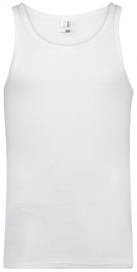 Adamo Prestige Double Ribbed Undershirt White - Donje rublje & Kupaće hlače - muške donje rublje veliki brojevi