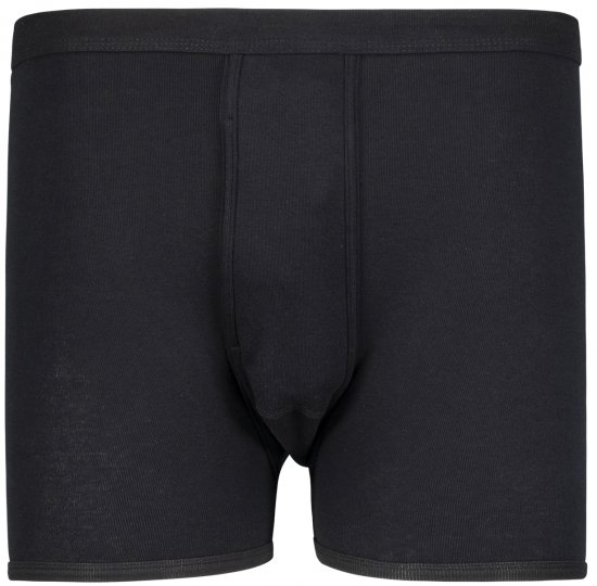 Adamo Royal Ribbed Boxer shorts Black - Donje rublje & kupaće hlače - muške donje rublje veliki brojevi