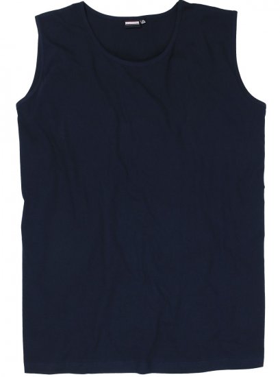 Adamo Rod Comfort Fit Tank Top Navy - Majice Kratkih Rukava - Muške Majice Kratkih Rukava Veliki Brojevi 