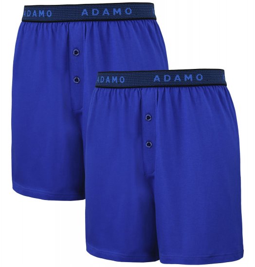 Adamo Jonas Boxershorts Royal Blue 2-pack - Donje rublje & kupaće hlače - muške donje rublje veliki brojevi