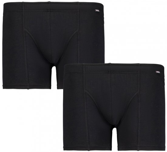 Adamo Jack Boxer shorts 2-pack Black - Donje rublje & kupaće hlače - muške donje rublje veliki brojevi