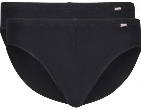 Adamo Jones Briefs 2-pack Black - Donje rublje & Kupaće hlače - muške donje rublje veliki brojevi