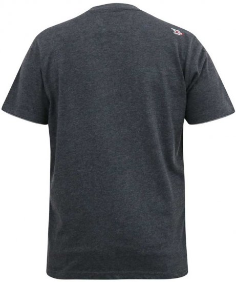 D555 ALFRED 2-Pack Brand Carrier Printed Crew Neck T-Shirts - Majice Kratkih Rukava - Muške Majice Kratkih Rukava Veliki Brojevi 