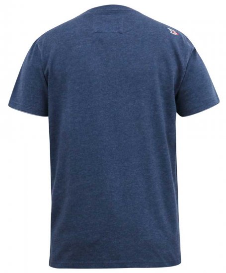 D555 ALFRED 2-Pack Brand Carrier Printed Crew Neck T-Shirts - Majice Kratkih Rukava - Muške Majice Kratkih Rukava Veliki Brojevi 