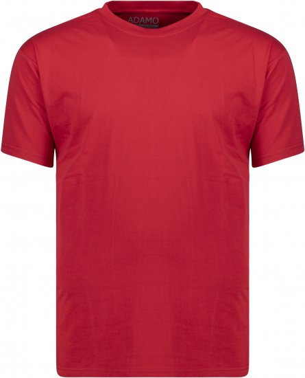 Adamo Kevin Regular fit T-shirt Red - Majice Kratkih Rukava - Muške Majice Kratkih Rukava Veliki Brojevi 
