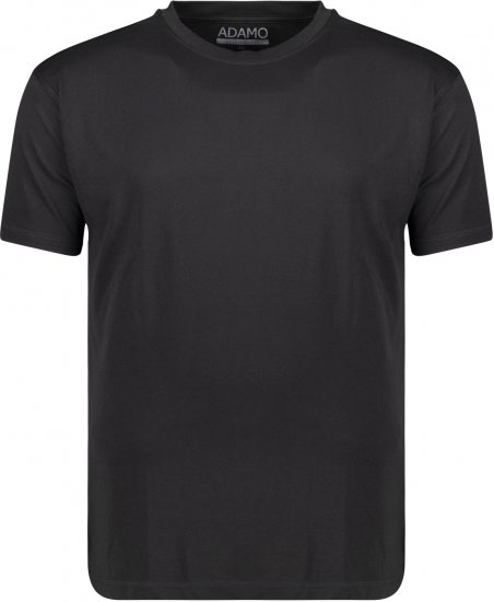 Adamo Kevin Regular fit T-shirt Black - Majice Kratkih Rukava - Muške Majice Kratkih Rukava Veliki Brojevi 