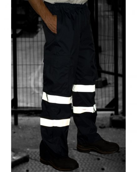Leo Appledore Cargo Rain pants Navy - Radna odjeća - Radna Odjeća Veliki Brojevi