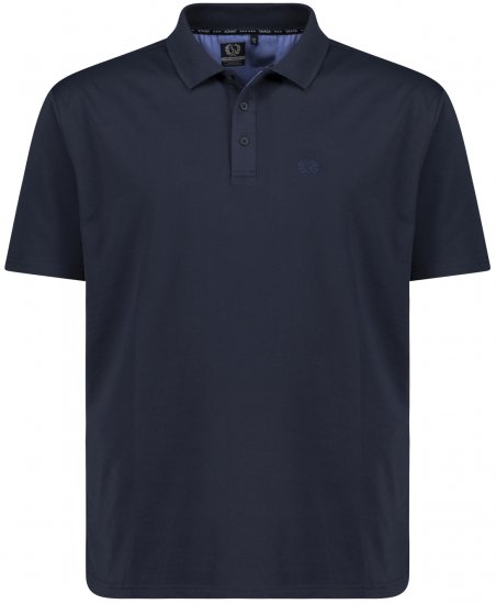 Adamo Picco Technical Sports Polo Navy - Sportska & za van odjeća - Muške Sportska Odjeća Veliki Brojevi