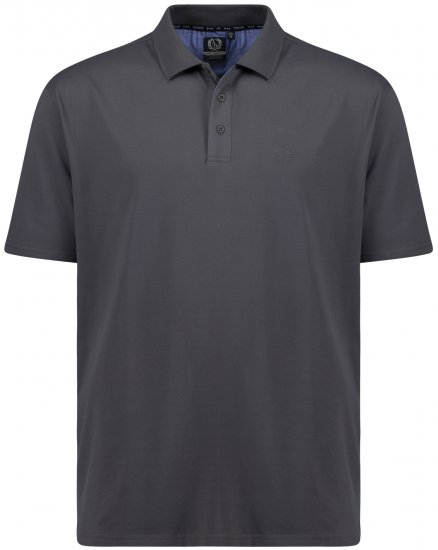 Adamo Picco Technical Sports Polo Charcoal - Sportska & za van odjeća - Muške Sportska Odjeća Veliki Brojevi