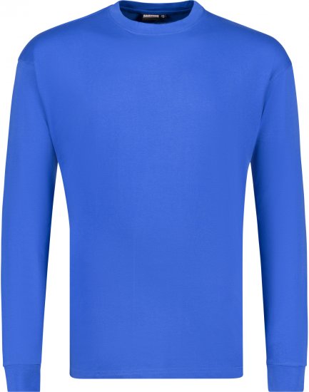 Adamo Floyd Comfort fit Long sleeve T-shirt Royal Blue - Majice Kratkih Rukava - Muške Majice Kratkih Rukava Veliki Brojevi 