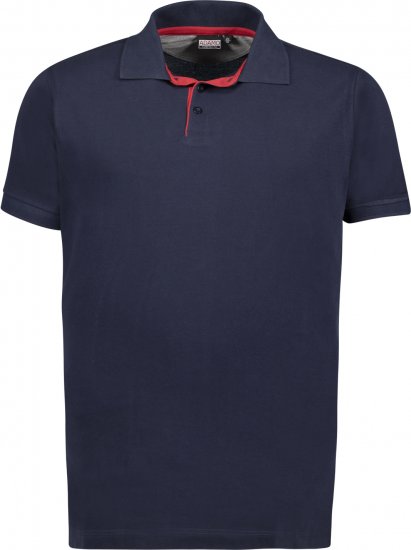 Adamo Pablo Comfort fit Polo Shirt Navy - Polo majice - Muške Polo Majice Veliki Brojevi