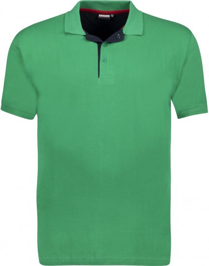 Adamo Pablo Comfort fit Polo shirt Green - Polo majice - Muške Polo Majice Veliki Brojevi