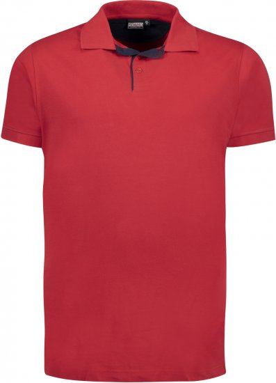 Adamo Pablo Comfort fit Polo Shirt Red - Polo majice - Muške Polo Majice Veliki Brojevi