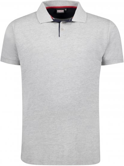 Adamo Pablo Comfort fit Polo Shirt Grey - Polo majice - Muške Polo Majice Veliki Brojevi