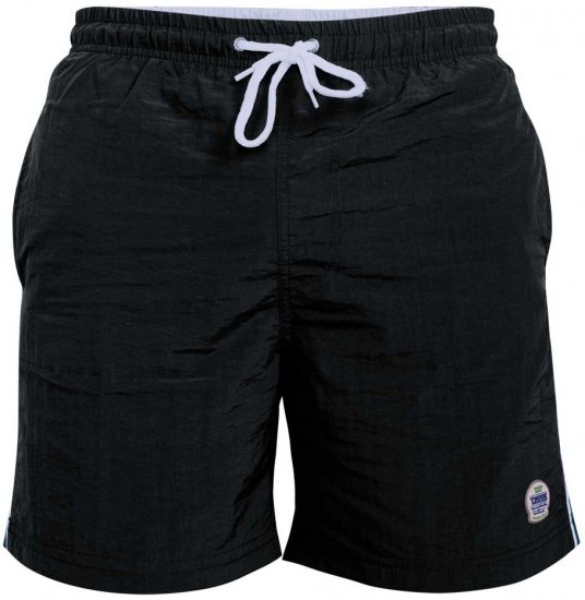 D555 Yarrow Swimshorts Black - Donje rublje & kupaće hlače - muške donje rublje veliki brojevi