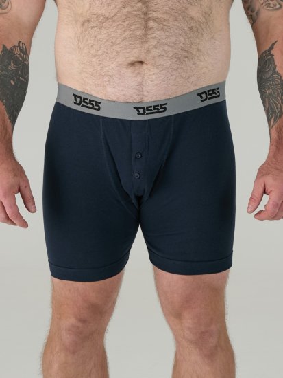 Duke Driver Boxershorts Black, Grey, Navy 3-Pack - Donje rublje & kupaće hlače - muške donje rublje veliki brojevi