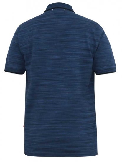 D555 FOXLEY Pique Reno Polo Navy - Polo majice - Muške Polo Majice Veliki Brojevi