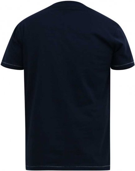 D555 ROGERS Official Captain America Printed T-Shirt Dark Navy - Majice Kratkih Rukava - Muške Majice Kratkih Rukava Veliki Brojevi 