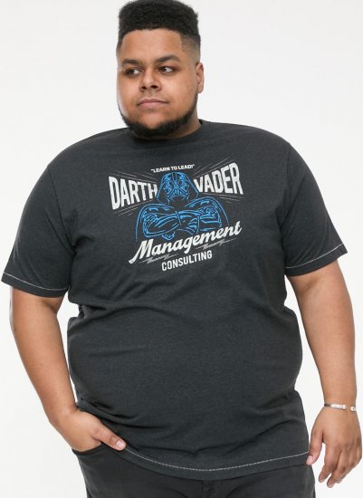 D555 SOLO Official Star Wars Management Consulting Printed T-Shirt Black Reno - Majice Kratkih Rukava - Muške Majice Kratkih Rukava Veliki Brojevi 