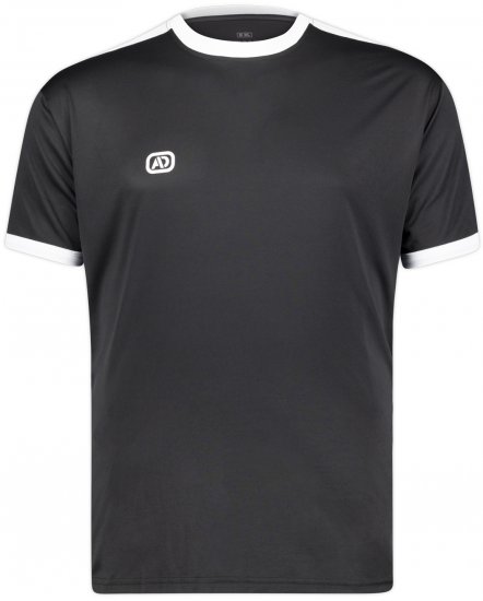 Adamo Marco Technical Sports T-shirt Black - Sportska & za van odjeća - Muške Sportska Odjeća Veliki Brojevi