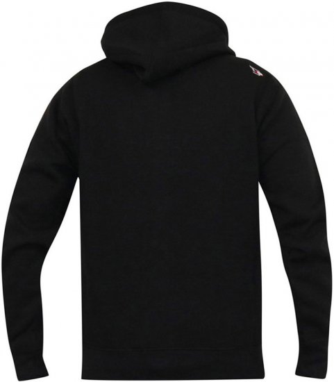 D555 LINGARD Full Zip Hoody With Original Chest Print Black - Puloveri & dukserice - Muške Puloveri & dukserice veliki brojevi