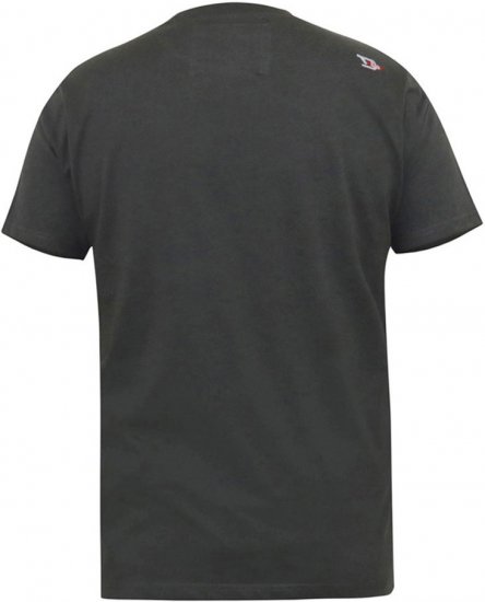 D555 JAIDEN Legends Guitar Printed Crew Neck T-Shirt Khaki - Majice Kratkih Rukava - Muške Majice Kratkih Rukava Veliki Brojevi 