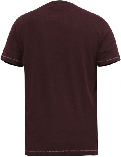 D555 DIVISION Official Pink Floyd Printed T-Shirt Burgundy - Majice Kratkih Rukava - Muške Majice Kratkih Rukava Veliki Brojevi 