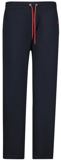 Adamo Matteo Ottoman Sweatpants Navy - Sportske hlače & kratke - Muške Trenirke Veliki Brojevi