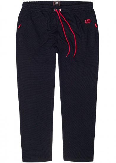 Adamo Matteo Ottoman Sweatpants Navy - Sportske hlače & kratke - Muške Trenirke Veliki Brojevi