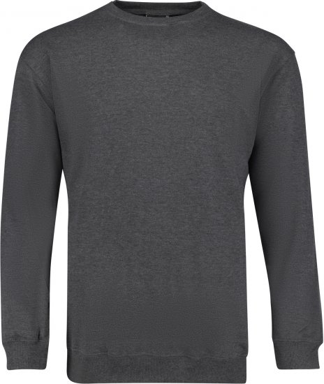 Adamo Athen Crew neck Sweatshirt Charcoal - Puloveri & Dukserice - Muške Puloveri & dukserice veliki brojevi