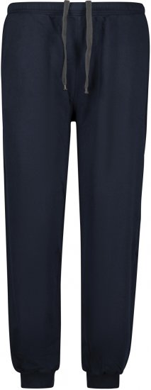 Adamo Athen Sweatpants with Cuffs Navy - Sportske hlače & kratke - Muške Trenirke Veliki Brojevi