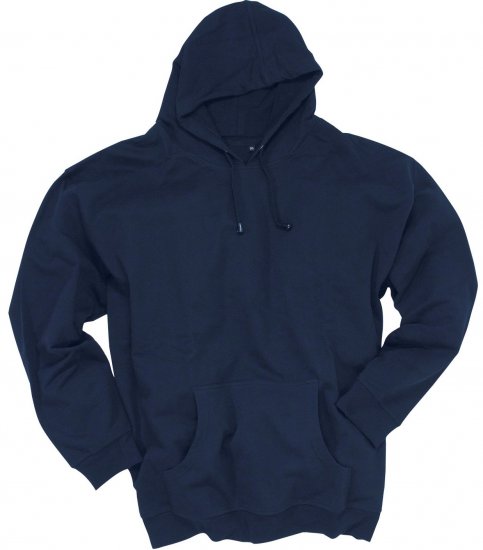 Adamo Athen Hoodie without Zipper Navy - Puloveri & dukserice - Muške Puloveri & dukserice veliki brojevi