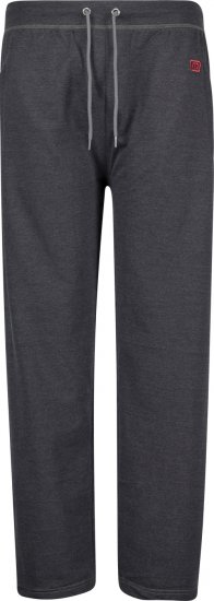 Adamo Markus Sweatpants with draw-cord Charcoal - Sportske hlače & kratke - Muške Trenirke Veliki Brojevi