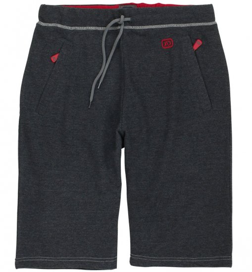 Adamo Moritz Sweatshorts Charcoal - Sportske hlače & kratke - Muške Trenirke Veliki Brojevi