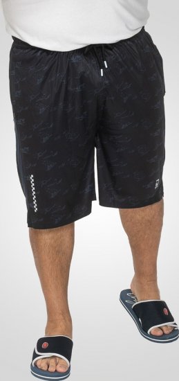 D555 Woking Dry Wear Fully Elasticated Polyester Shorts Navy - Sportska & za van odjeća - Muške Sportska Odjeća Veliki Brojevi