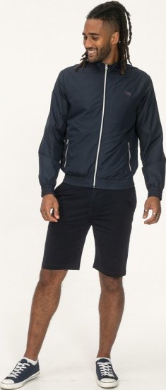 D555 Ealing Lightweight Zip Through Jacket With Zip Pockets Navy - Jakne - Muške Jakne Veliki Brojevi