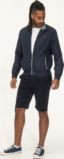 D555 Ealing Lightweight Zip Through Jacket With Zip Pockets Navy - Jakne - Muške Jakne Veliki Brojevi