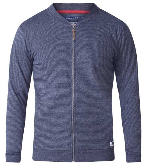 D555 Arnie Sweatshirt With Pocket Navy - Puloveri & dukserice - Muške Puloveri & dukserice veliki brojevi