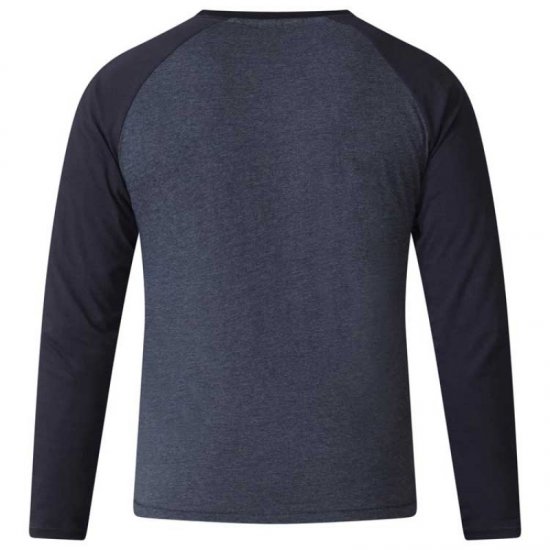 D555 Neill Long Sleeve T-shirt Black - Majice Kratkih Rukava - Muške Majice Kratkih Rukava Veliki Brojevi 