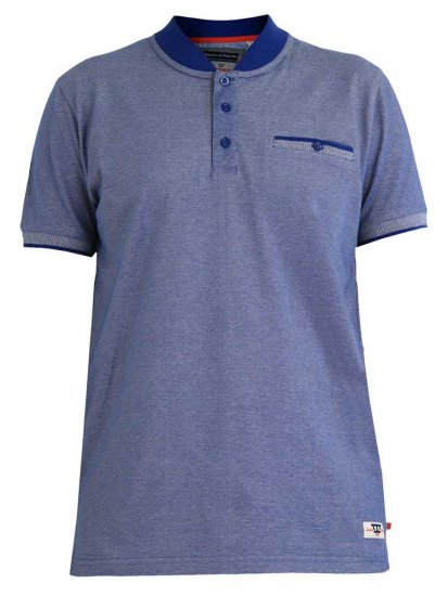 D555 Owen Colorless Polo Blue - Polo majice - Muške Polo Majice Veliki Brojevi
