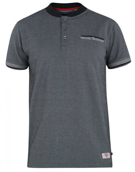 D555 Owen Colorless Polo Charcoal - Polo majice - Muške Polo Majice Veliki Brojevi